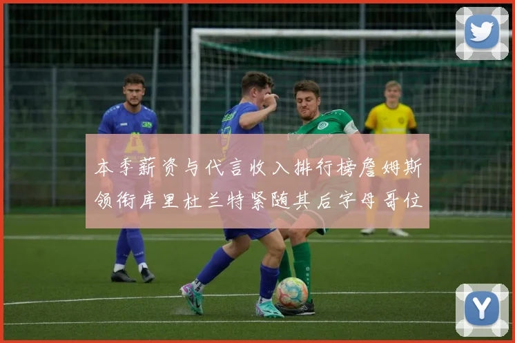 本季薪资与代言收入排行榜詹姆斯领衔库里杜兰特紧随其后字母哥位列第四
